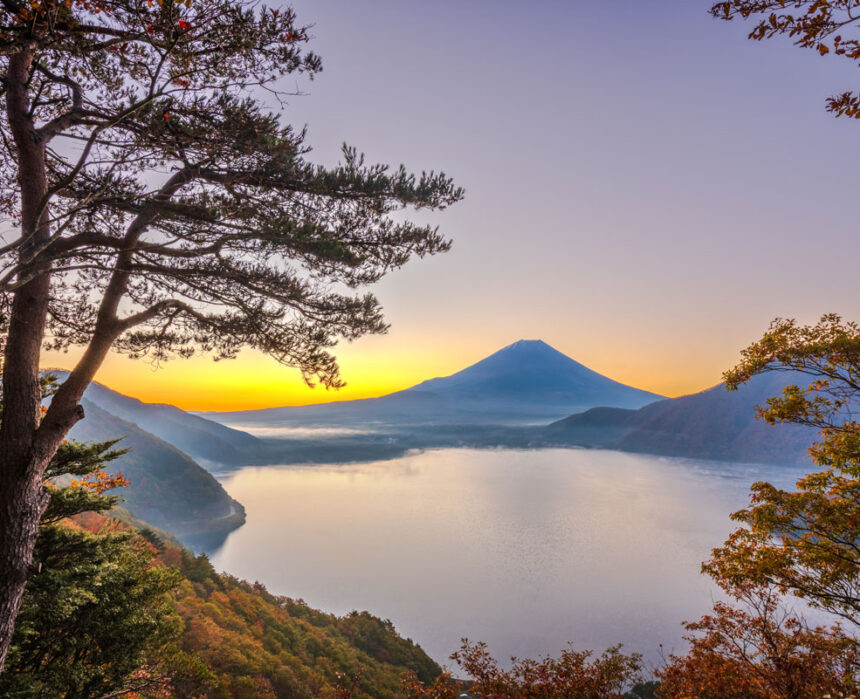 Mt Fuji at Lake Motosu