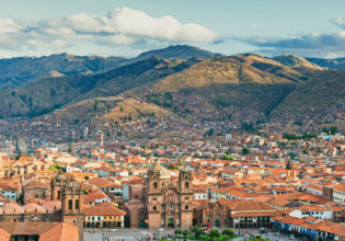 Plaza de Armas in Cuzco, Peru.