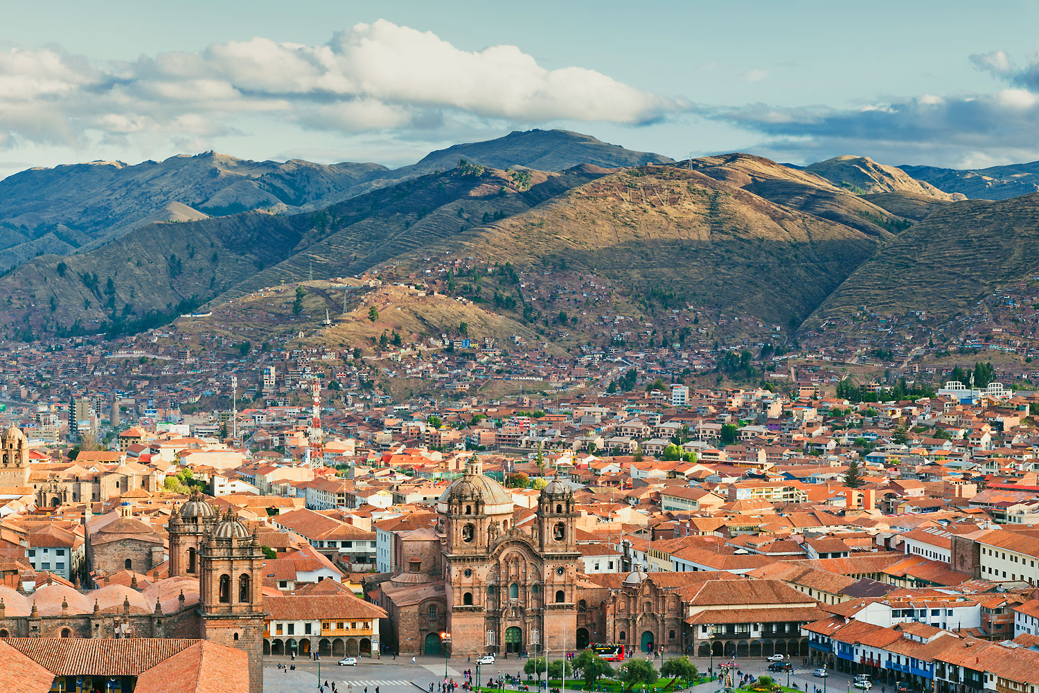 Plaza de Armas in Cuzco, Peru.