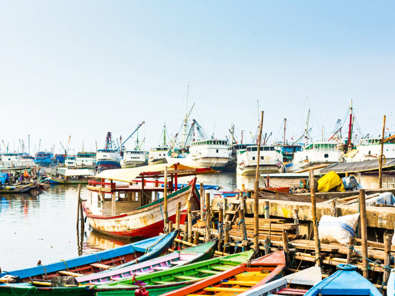 Sunda Kelapa Harbour, Jakarta.