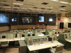 NASA’s historic mission control room in Houston, USA.