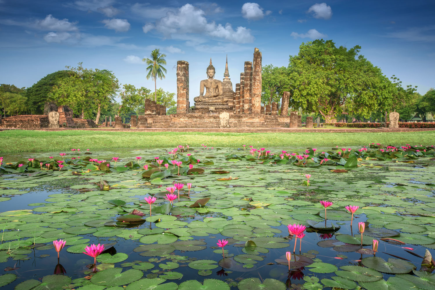 Sukhothai Historical Park in Thailand.