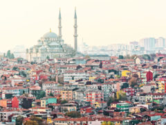 The mighty Faith Mosque.