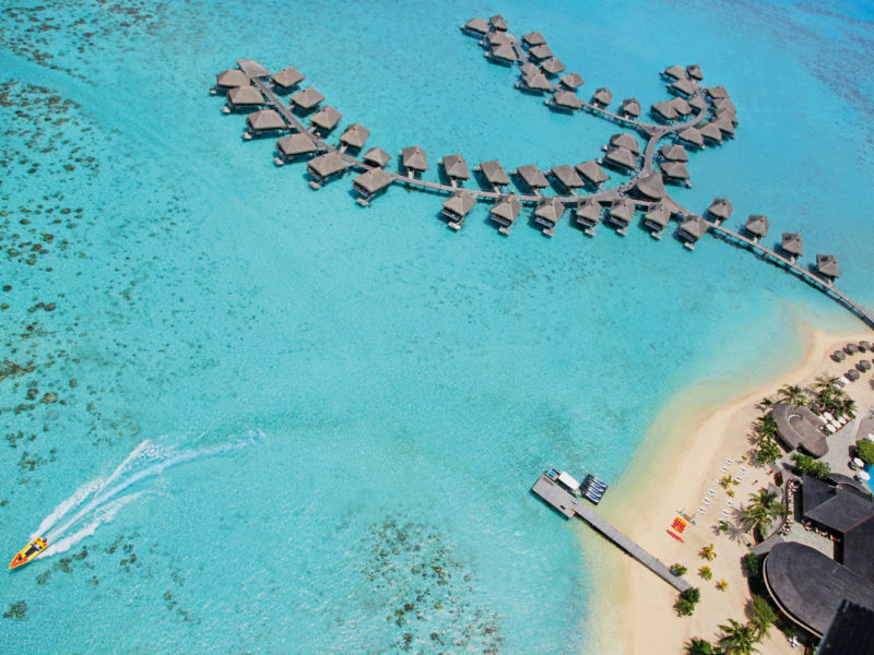 Hilton Moorea Lagoon Resort & Spa in Polynesia.