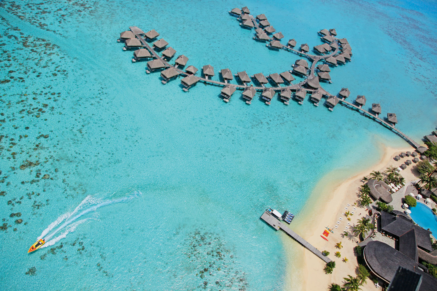 Hilton Moorea Lagoon Resort & Spa in Polynesia.