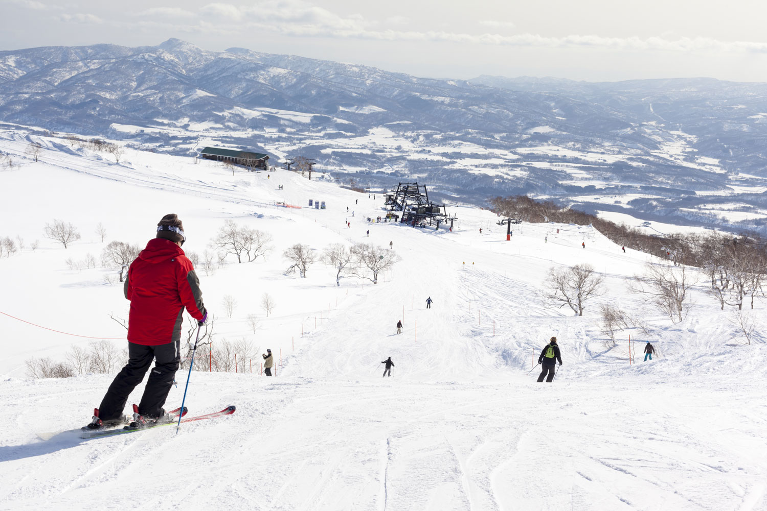 Niseko ski resort in Hokkaido, Japan.