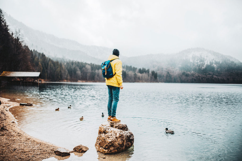 Alpsee, Hohenschwangau in Bayern, Germany.