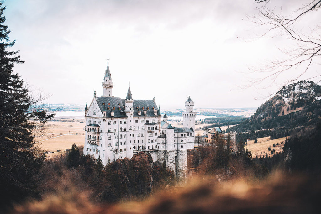 Schloss Neuschwanstein, Schwangau in Bayern, Germany.