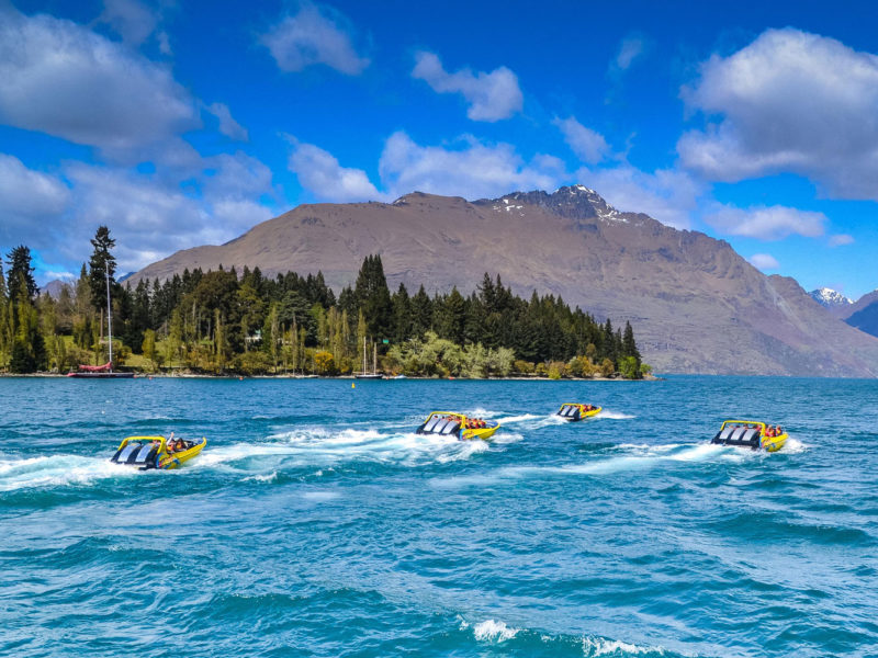 KJet speed boat transfers from Queenstown Airport.