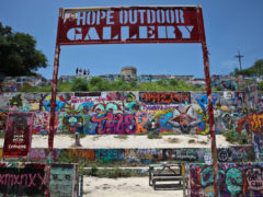 Hope Outdoor Gallery in Austin, Texas, USA.