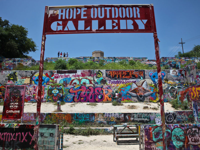 Hope Outdoor Gallery in Austin, Texas, USA.