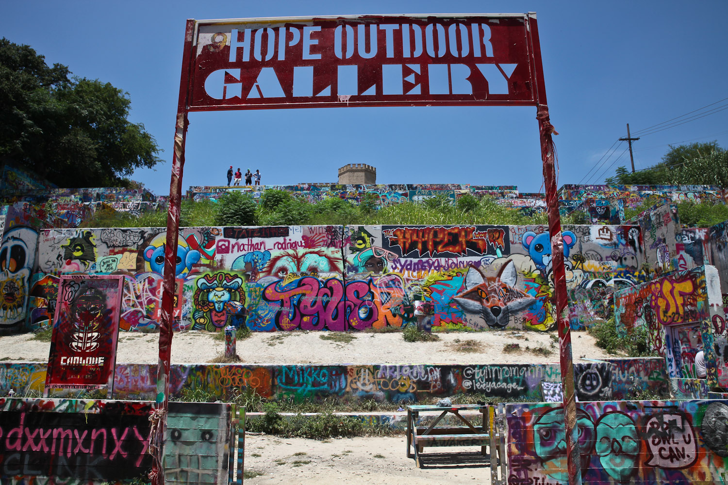 Hope Outdoor Gallery in Austin, Texas, USA.