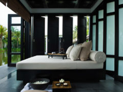 The spa, fitness and relaxation pavilion at The Nam Hai resort in Hoi An, Vietnam