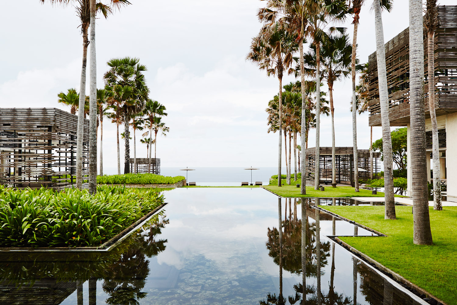 A spectacular view from reception from Alila Uluwatu.