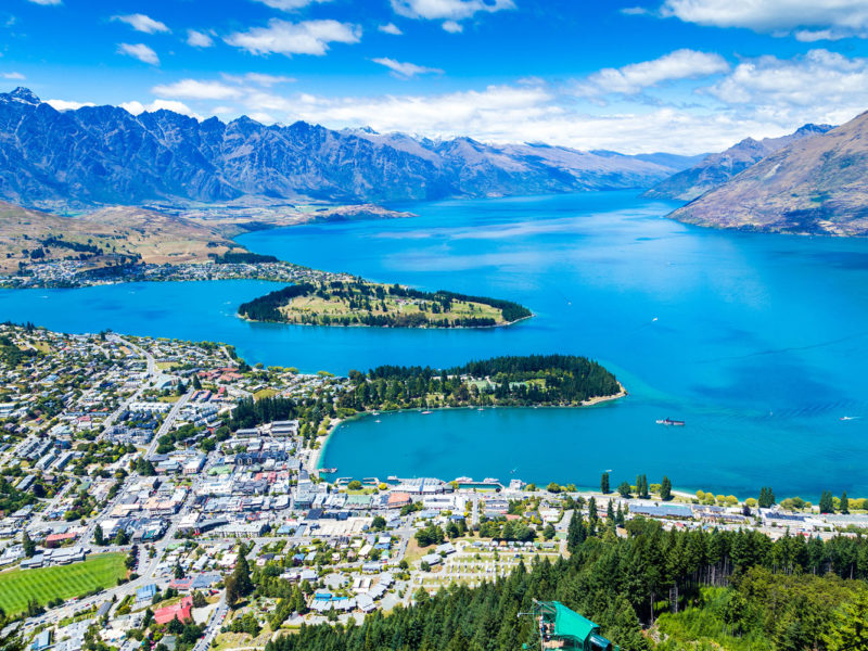 Queenstown on New Zealand's South Island.