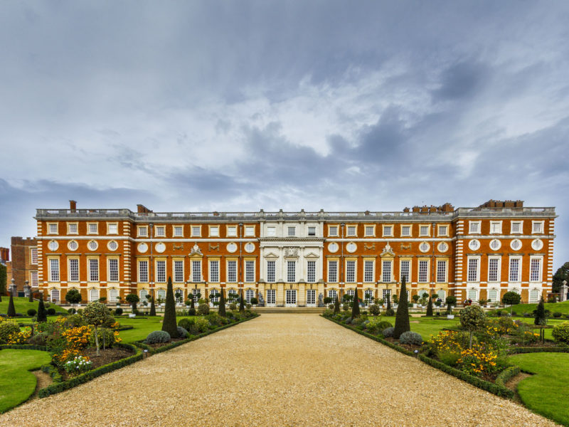 Hampton Court Palace in London, England