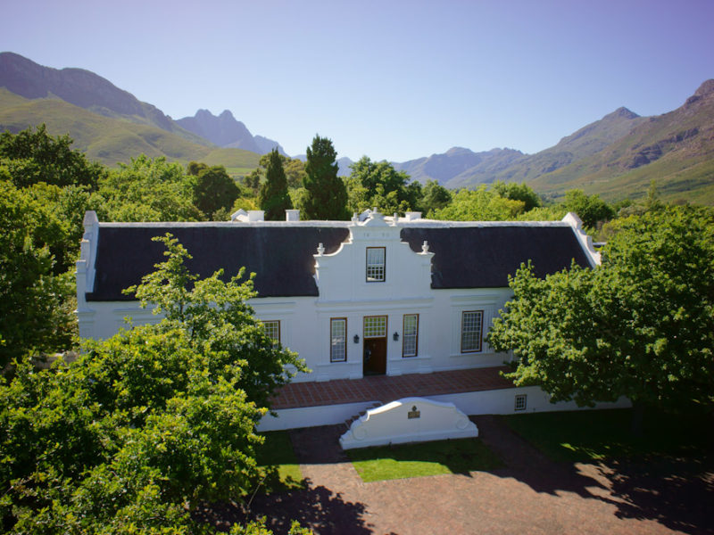 South Africa Stellenbosch Lanzerac Hotel Cape Winelands Jonkershoek