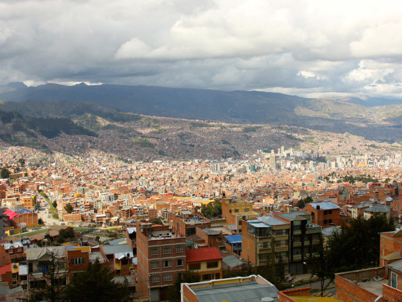 The city of La Paz