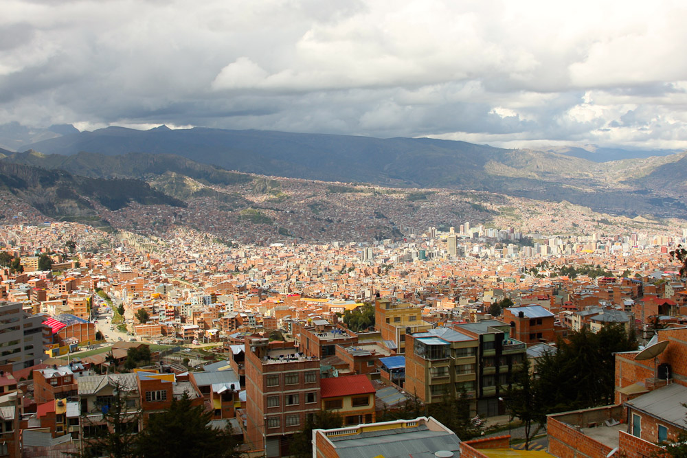 The city of La Paz