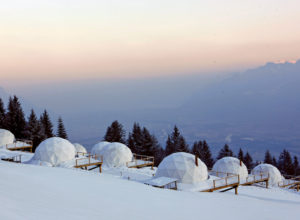 Whitepod eco chic stay Switzerland