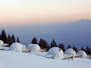 Whitepod eco chic stay Switzerland