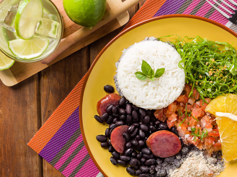 Feijao Brazilian black bean casserole.