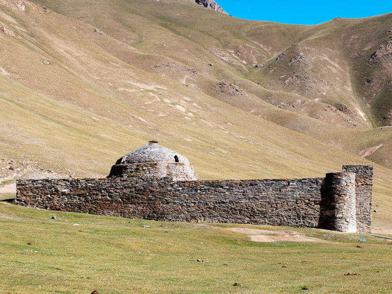 Tash Rabat castle Kyrgystan