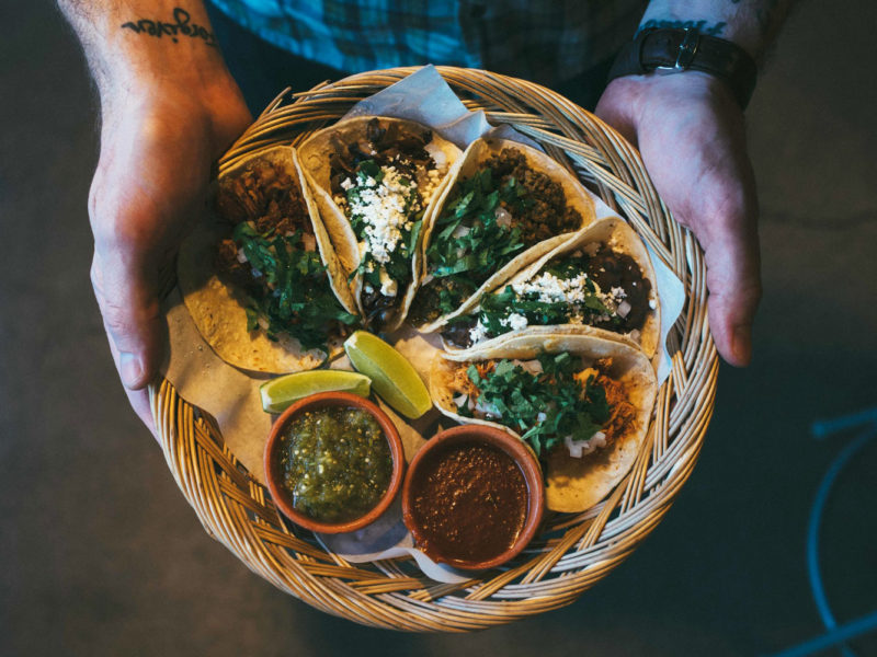 Tacos from Native Tongues Taqueria, Calgary