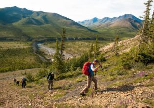 Sheep Creek Base Camp Ivvavik National Park Canada hike trek camp holidays
