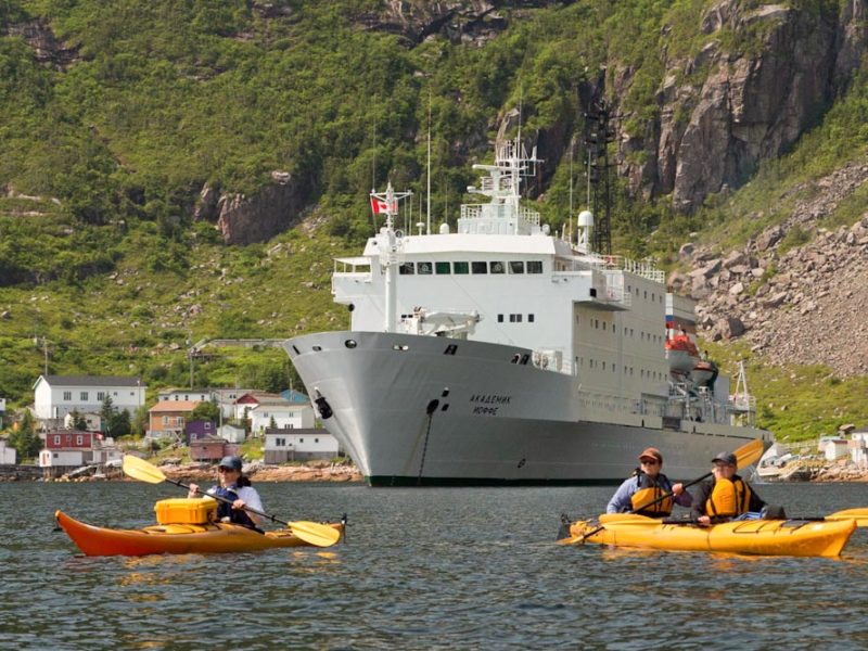 Eastern Canada ocean adventure island holidays maritimes zodiac fins and fiddles expedition kayaks