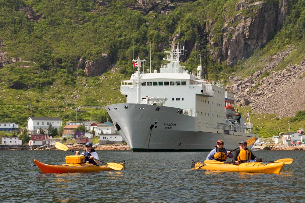 Eastern Canada ocean adventure island holidays maritimes zodiac fins and fiddles expedition kayaks