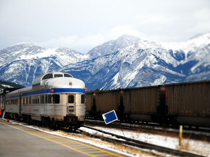 Rupert Rocket Canada railway Jasper Station