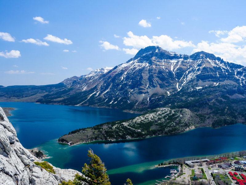 Waverton Lakes National Park Alberta Bears hump hike