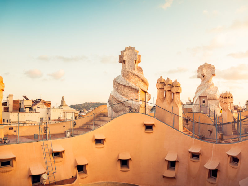 Barcelona architecture Antoni Gaudi Casa Mila