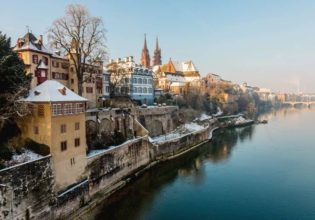 Switzerland city guide Basel Rhine river