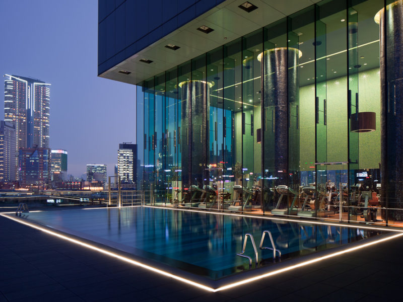 Pool views Hotel Icon Hong Kong