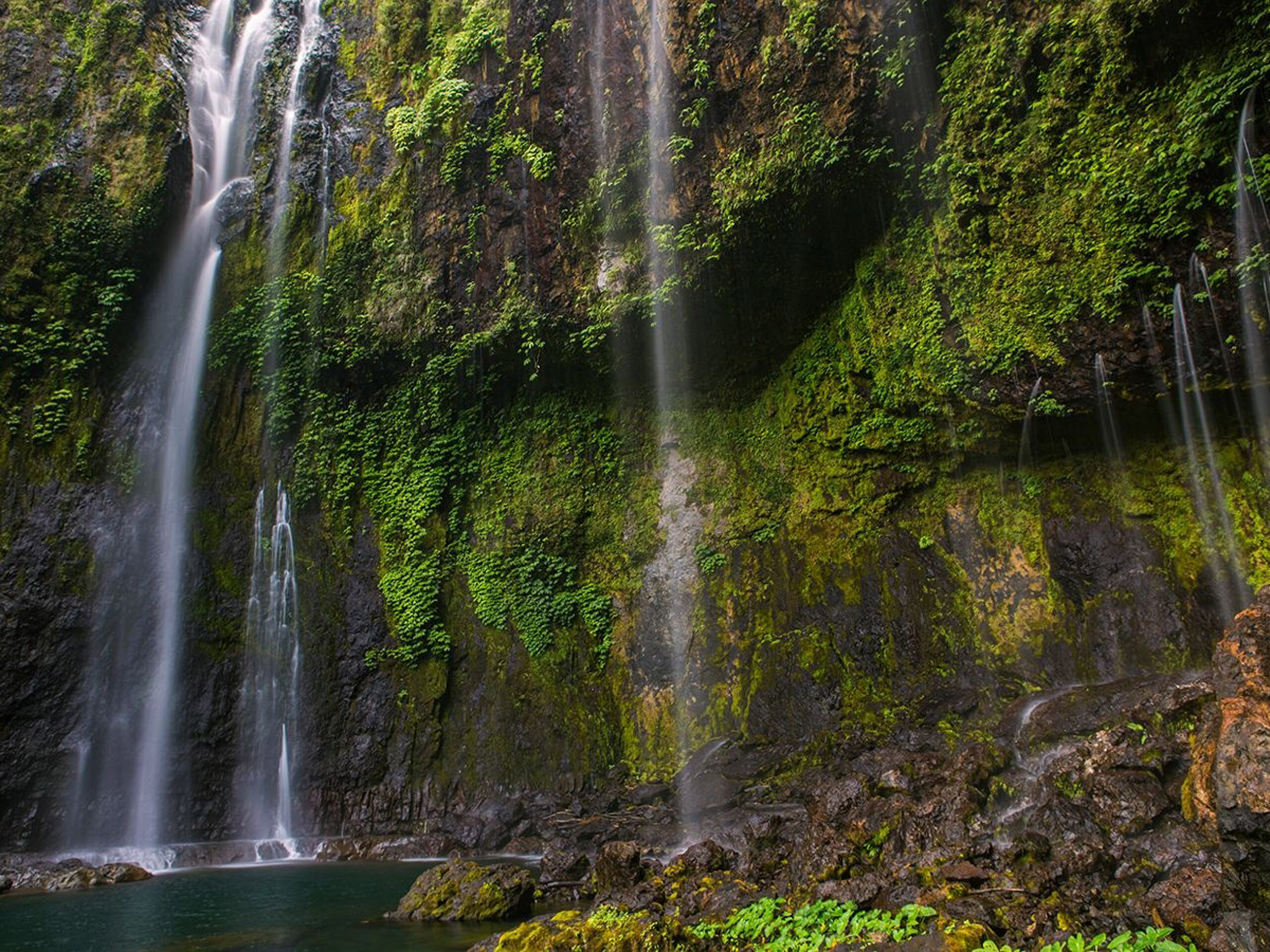 Savulelele waterfall in Fiji