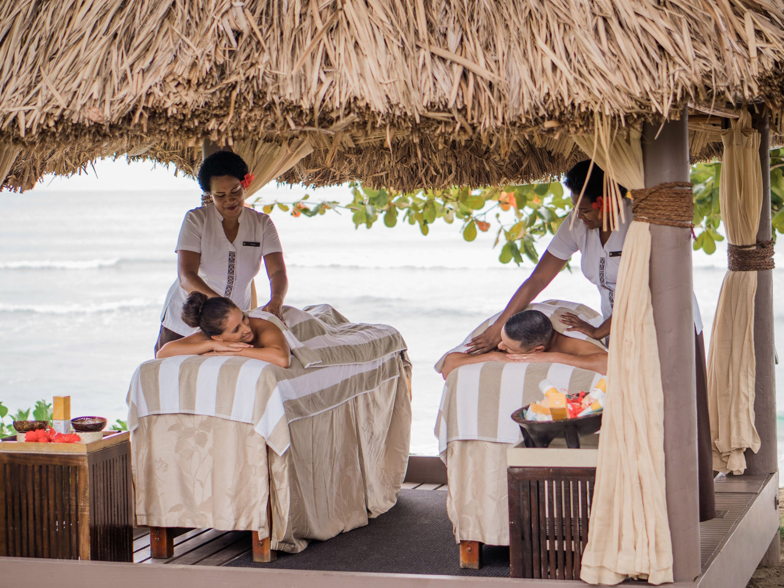 a couples massage in Fiji