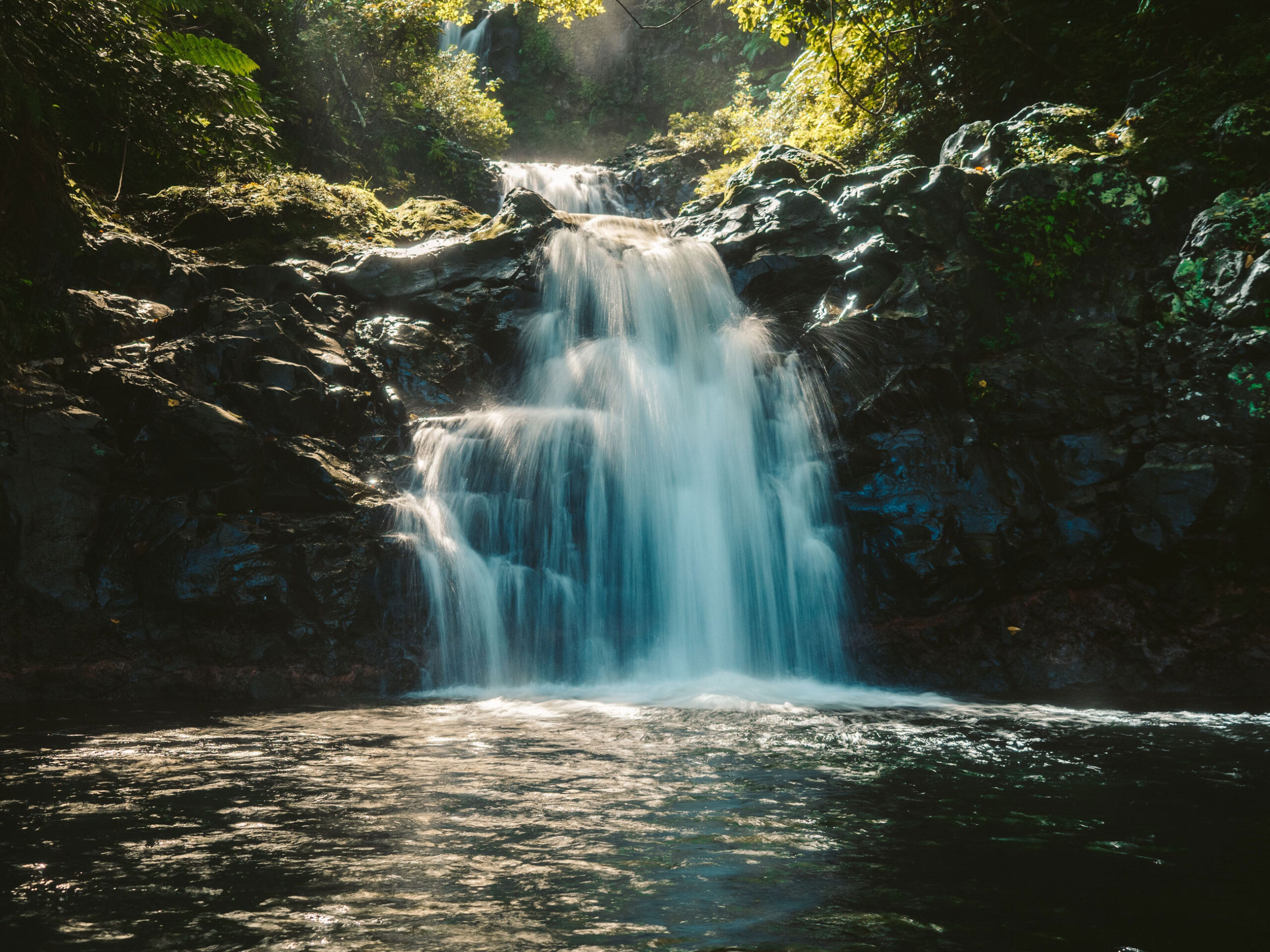 waterfalls in Fiji