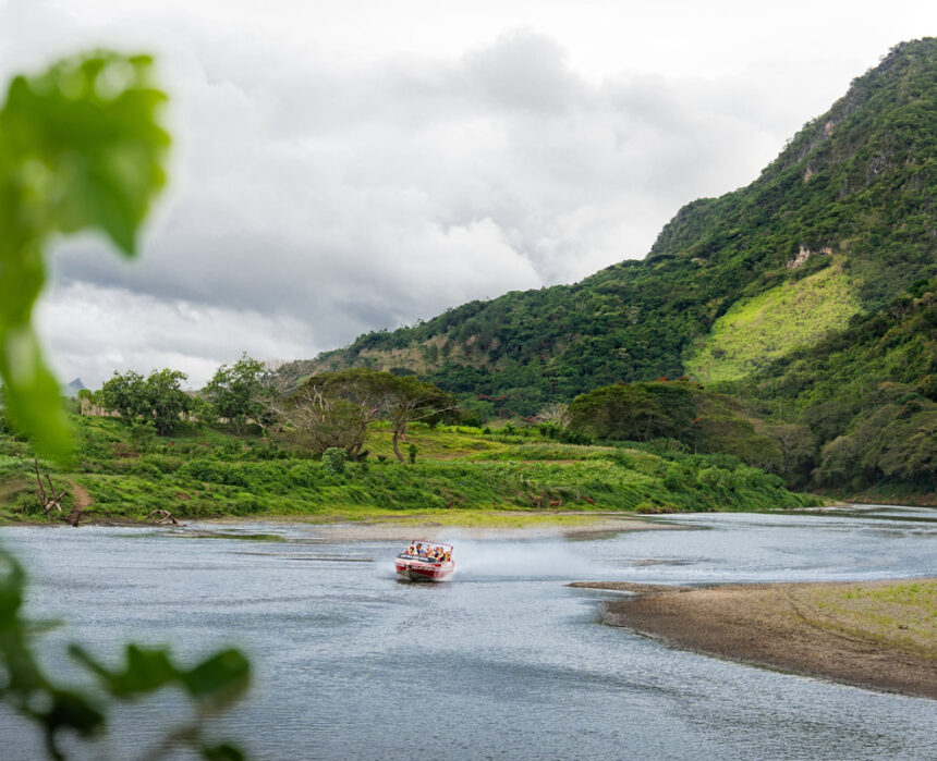 a Sigatoka River Safari jet boat ride