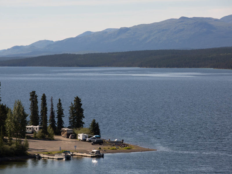 Parks Canada campgrounds Yukon Fox Lake