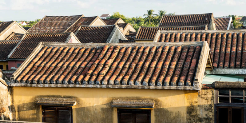 Hoi An Vietnam Wooden buildings sights