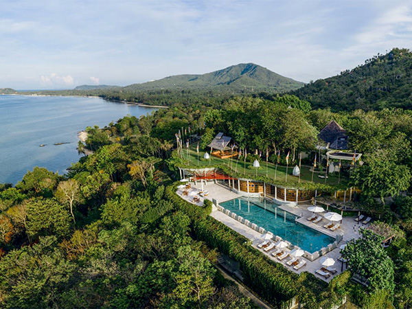 clifftop resort at Kamalaya.