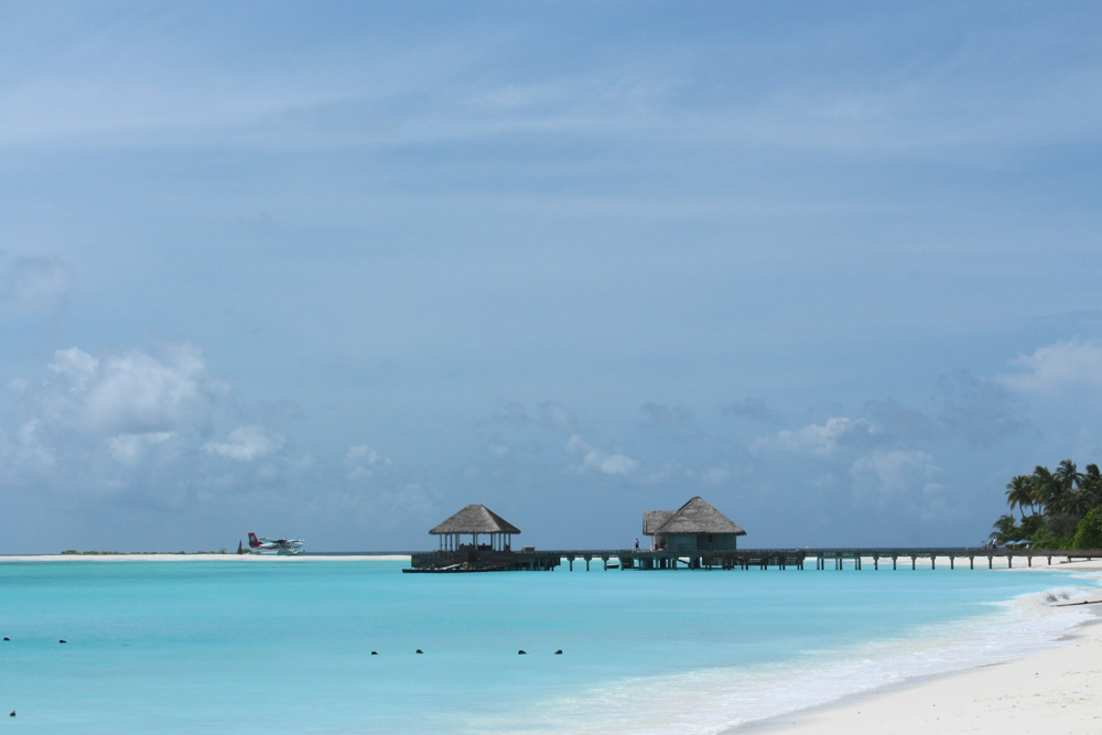 Maldives Finolhu luxury beach white sand accommodation bungalow
