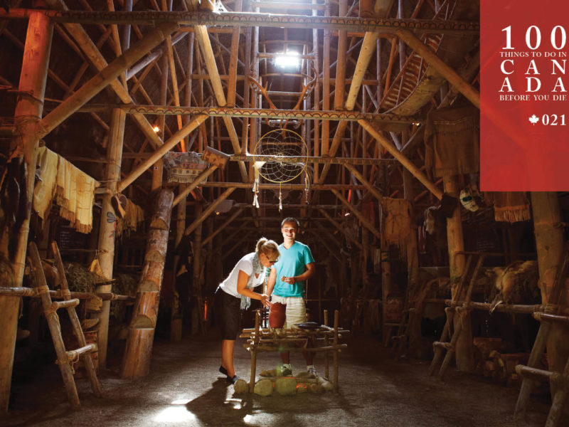 Spend a storied evening in a First Nations longhouse