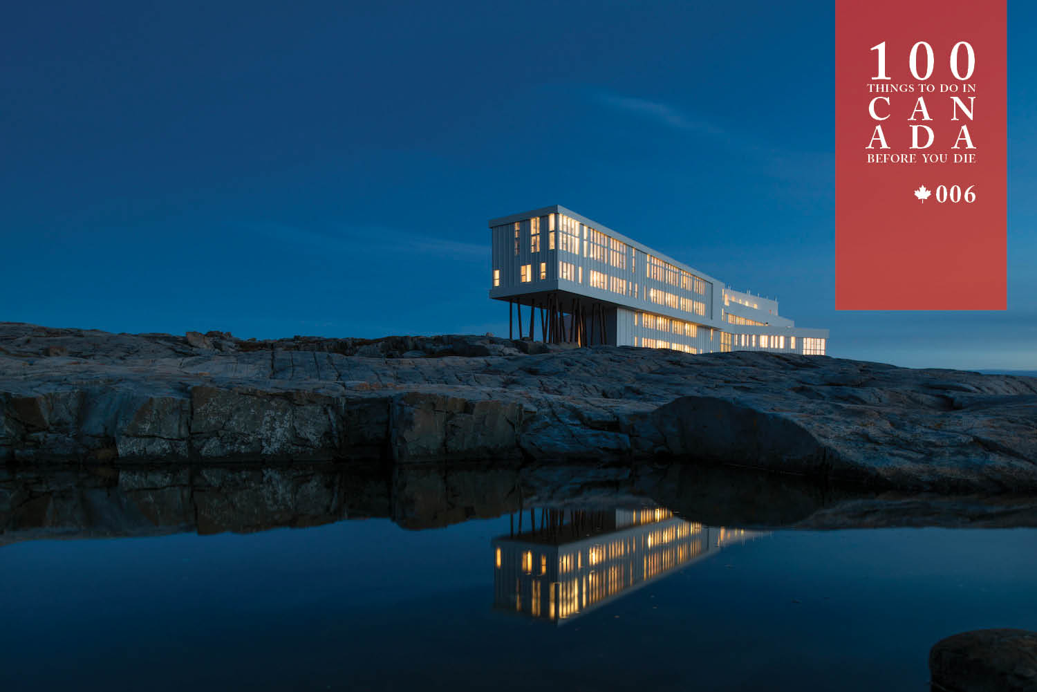 Perch yourself on the edge of the world at Fogo Island Inn