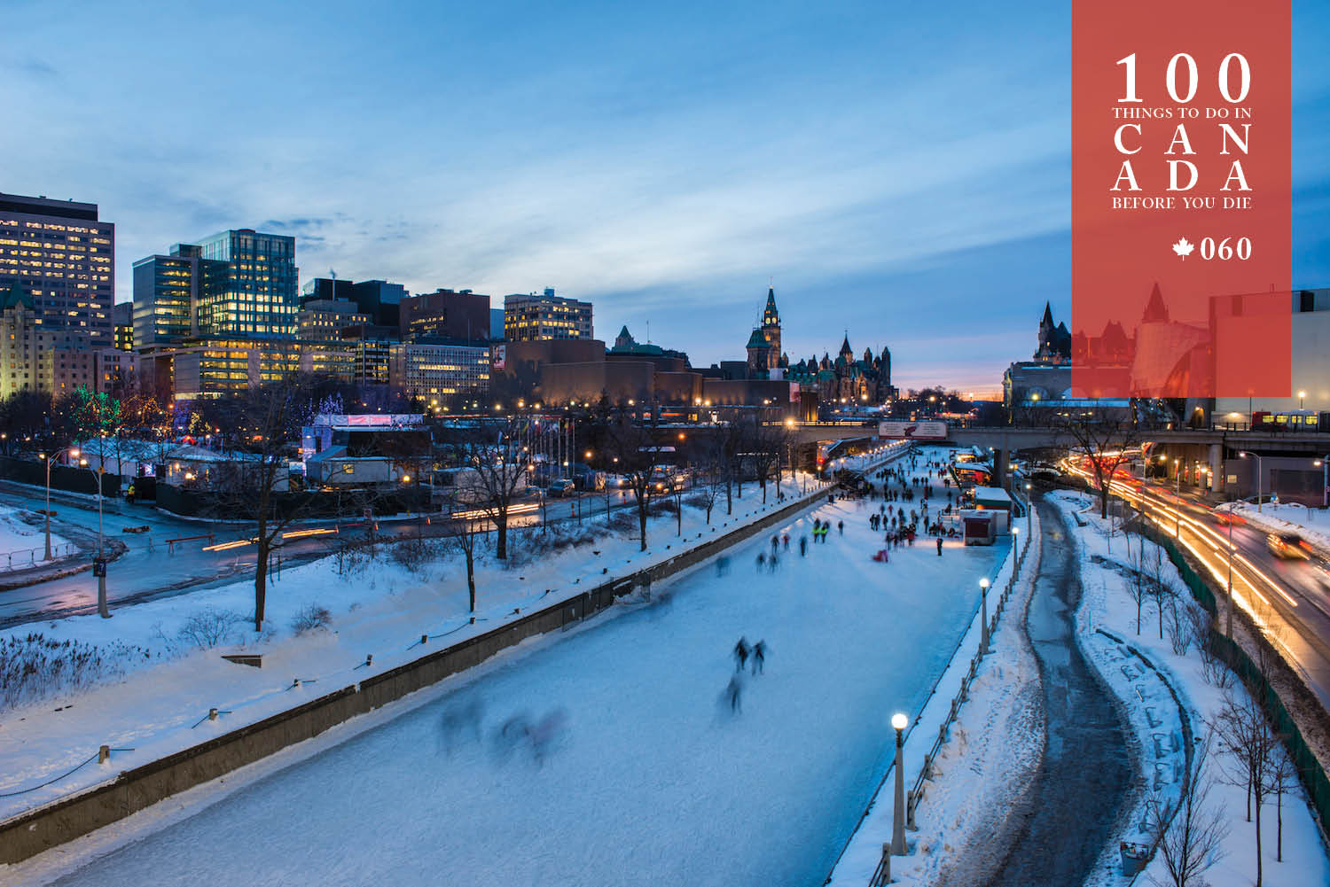 Glide along the world's largest skating rink in Ottawa