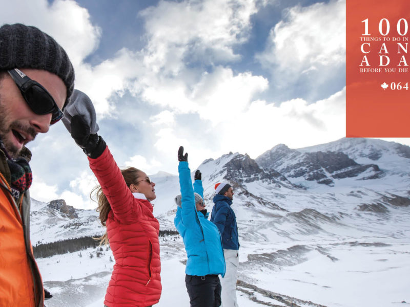 Tiptoeing across Canada's ancient Columbian Icefields