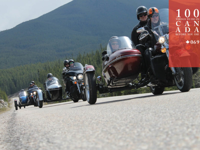 Get your motor runnin' with a Harley ride down Canada's Icefields Parkway