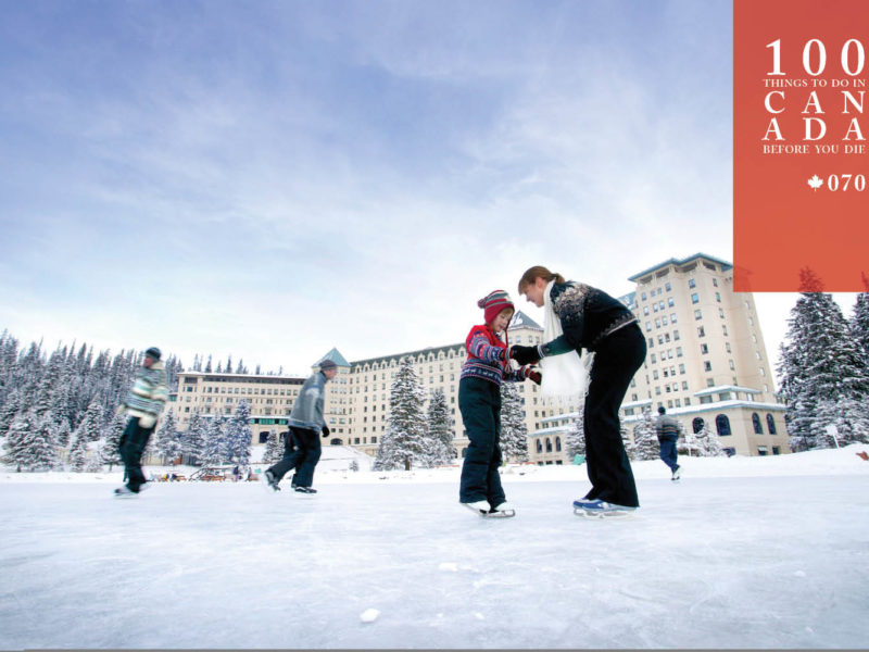 Spend a white Christmas at the Chateau Lake Louise